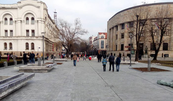 Rekonstrukcija pješačke zone u ulici Bana Milosavljevića