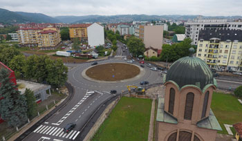 Izgradnja kružne raskrnice Rebrovac